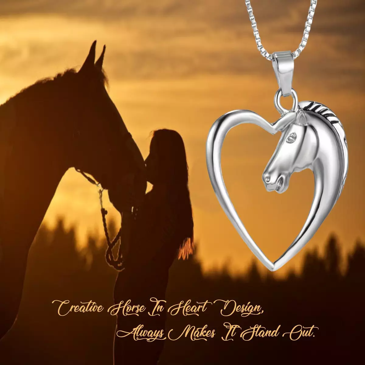Horse pendant shop jewelry