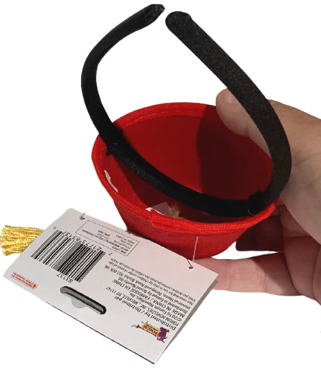 Mini DIADEMA SOMBRERO FEZ ROJO Disfraz Shriners Payaso Fieltro Gorra Borla Turco Divertido  Foto 3 de 4