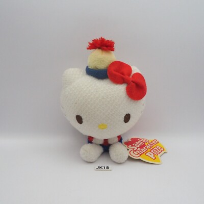 JK18 JUNK Hello Kitty Angel Sanrio Eikoh 2006 Plush 5'' TAG Toy Doll Japan
