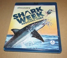 Shark Week: Relentless Fury (Blu-ray Disc, 2011, 2-Disc Set) Fast Shipping
