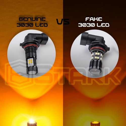 H11 Projector LED Driving Bulb - High Power - 2200K Amber Fog light - H16 - Picture 5 of 8