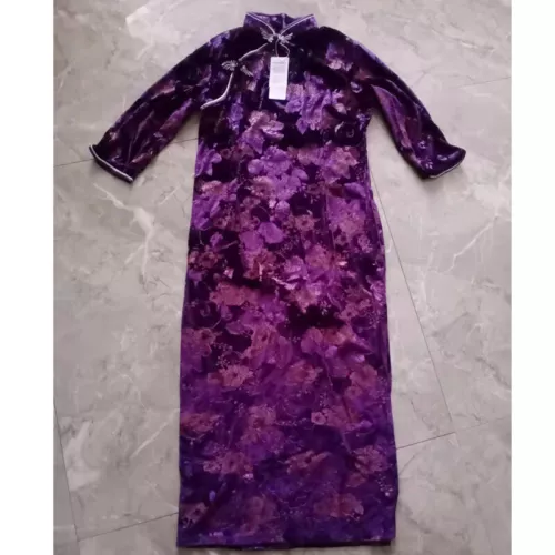 Niñas Estilo Chino Tradicional Modificado Cheongsam Nuevo Vestido Qipao Banquete Fiesta - Imagen 18 de 39