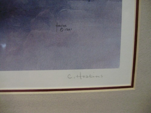 Candyce Hoskins litografia senza titolo, pesca eschimesese, firmata e numerata - Foto 4 di 7