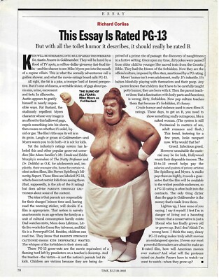 2002 Time Mike Myers as Austin Powers Vintage Magazine Print Ad/Poster/Article