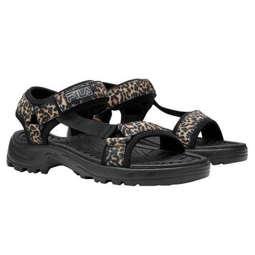 fila leopard print sandals