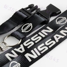 Quick Release Lanyard Neck Cell Phone Keychain Strap For Nissan Jdm Nismo Black