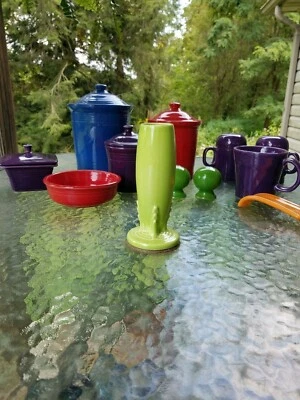 FIESTA 6" BUD VASE Chartreuse GREEN new