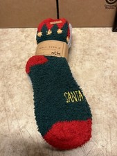 Rae Dunn Ladies 3 Pack Cozy Christmas Socks Size 4-10 Red Green New Fun