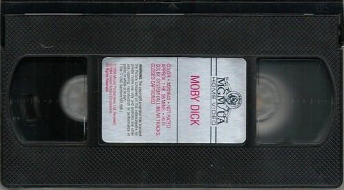 Moby Dick VHS 1990 Gregory Peck Richard Basehart Leo Genn Action Adventure NR - Picture 4 of 4