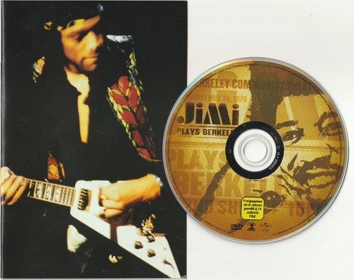 JIMI HENDRIX - Plays Berkeley - 2003 DVD *FREE UK POSTAGE* - Picture 3 of 3