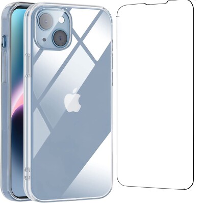 Protezione Antiurto Anti Graffio Iphone Pellicola In Vetro Temperato Per IPhone 15, 14, 13, 12, 11 Pro Max - Protezione Integrale 9H, Antigraffio Vetro Temperato 9h Copertura Integrale