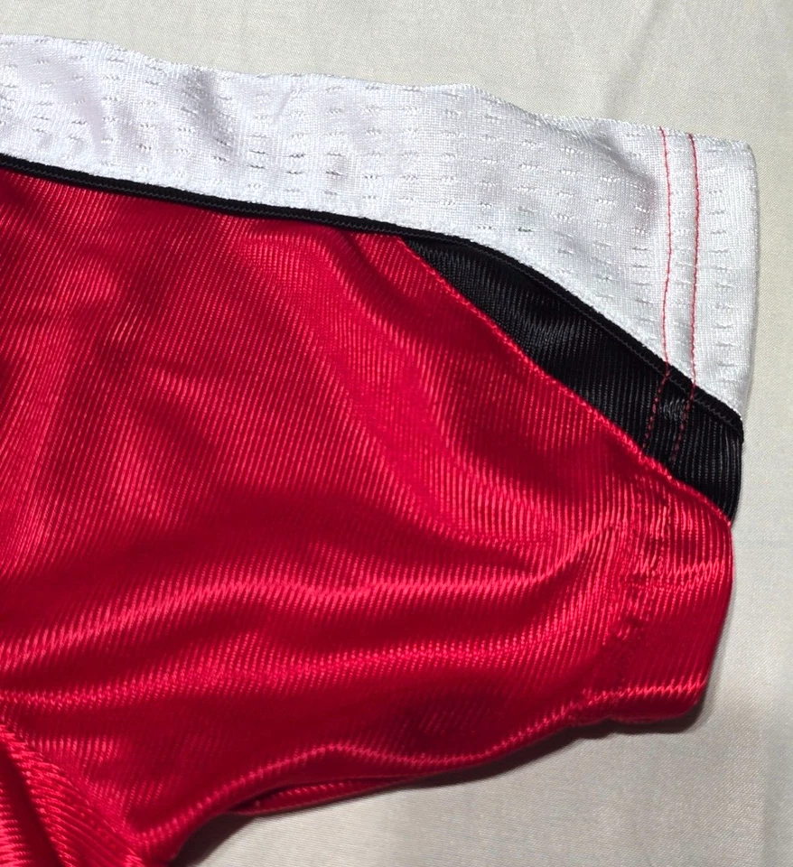 Starter Boys Sports Basketball Red & White Jersey Style Shirt Size Large 10-12 - Image 4 of 4