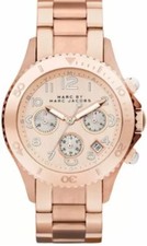 Marc by Marc Jacobs Rock Stainless Steel Pink Quartz Watch MBM3156