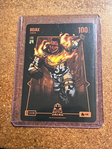 2024 Bo Jackson Battle Arena Bojax Fire # S-01/100 Bo Jackson 2024 NSCC