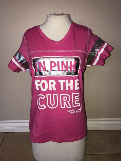 Susan G Komen In Pink For Cure Breast Cancer Awareness October T-Shirt Medium | eBay