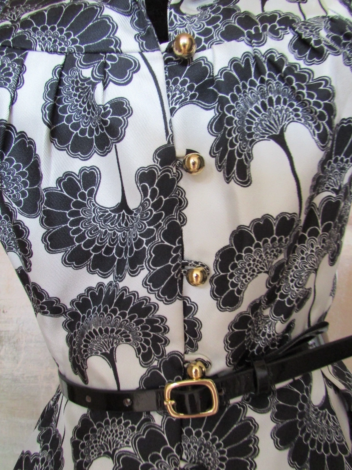 Abito Kate Spade Florence Broadhurst giapponese floreale tubino seta tg 00