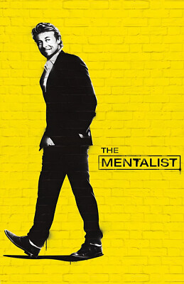 BB4239 The Mentalist Show By Bruno Heller 2008 Yellow Movie Poster 11x17