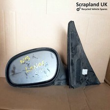DAEWOO LANOS 1997-2002 Passenger Side Black Electric Wing Mirror E11015355