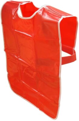 Kinder Rot PVC Wappenrock Wasserdicht Malschürze Abwischbar Sauber Kunst Handwerk Kochen