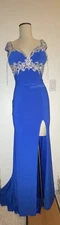 Jasz Couture Prom dress (Blue) Size 00 Nwt