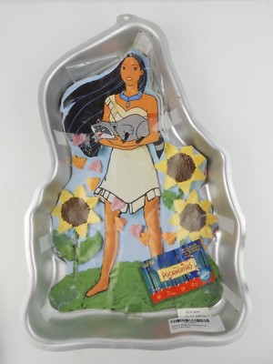 Wilton POCAHONTAS Disney Princess Birthday Party Novelty Cake Pan Mold 2105-3700
