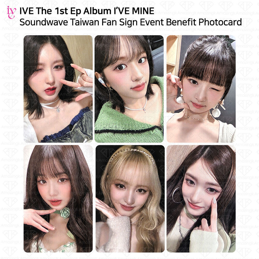 IVE 1st Ep Album I'VE MINE Soundwave Taiwan Fan Sign Event IVE 1st Ep Album I'VE MINE Soundwave Taiwan Fan Sign Event