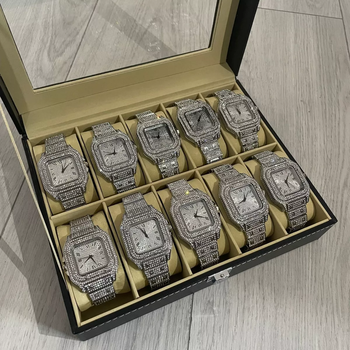 Real vvs diamond watch sale