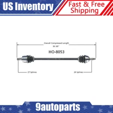 For 1986 1987 1988 1989 Honda Accord Auto Trans. Front Left Driver CV Axle Shaft