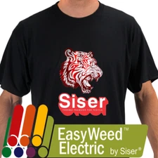 Siser EasyWeed® Electric HTV Heat Transfer Vinyl for T-Shirts 12" Rolls