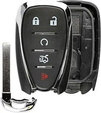 Key Fob Shell for 5-Button Smart Key Case Cover Replace Style: 4 1 Buttons Car