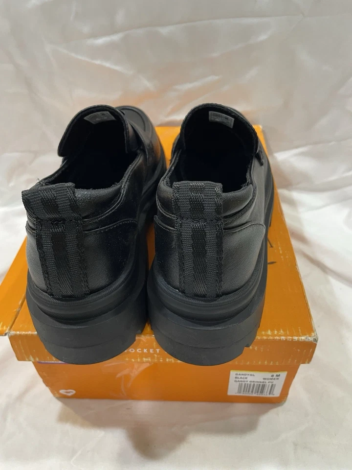 Rocket Dog Dandy Slip On Ladies Shoes Loafer Black Women's, Size 8 M - Image 3 of 4