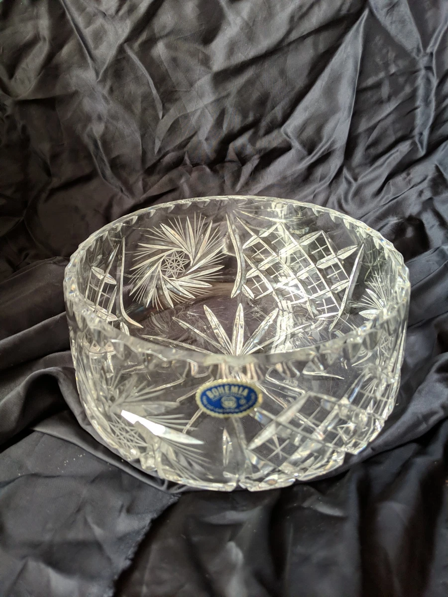 Czech Republic Bohemia Crystal Etched Cut Glass for sale | eBay UK