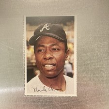 1971 Dell Today's Team Stamps Hank Aaron HOF Braves. NM HOF