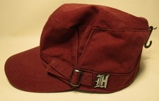 Harley Davidson Women's Flat Top Hat with Side Emblem Size Medium