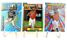 Jose Ramirez - 2025 Topps Chrome LOT OF 3  All Etch & Power Players Logofractors