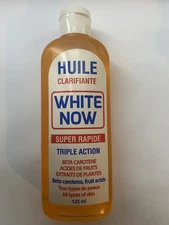 Huile Eclaircissante White Now Lightening Super Rapid Oil 125ml  (1 Bottle)