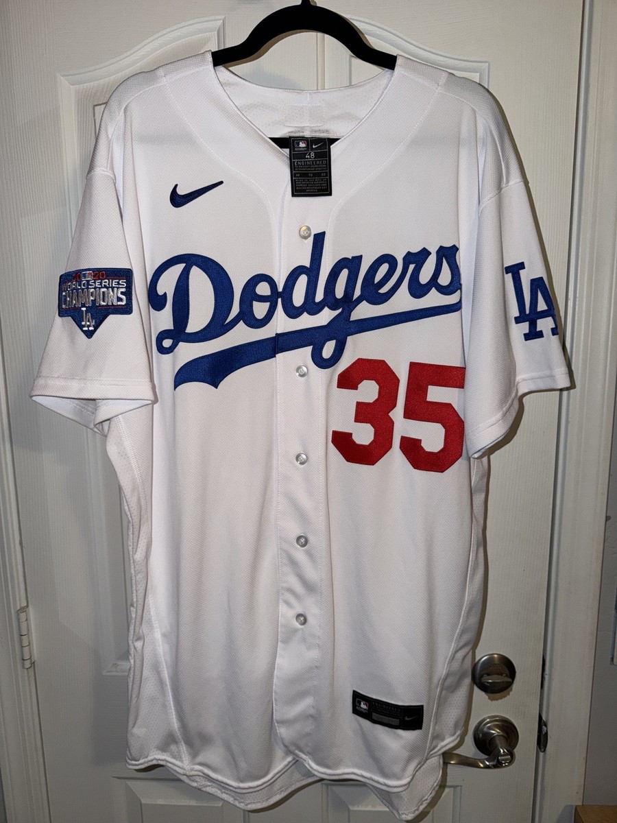 Authentic NIKE Cody Bellinger Los Angeles Dodgers MLB Jersey 2020