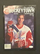 Chris Chelios Signed Autographed Oct. 1999 Inside Hockeytown Magazine JSA COA 