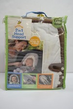 Goldbug 2-in-1 Infant Head Support Brown removable infant insert