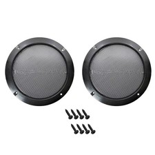 2pcs 6.5" Car Speaker DJ Grill Cover Steel Mesh Woofer Subwoofer Protector New