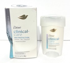 Dove Clinical  Care Antiperspirant 1.7 Oz, Original Clean, Imperfect Box, 12/27