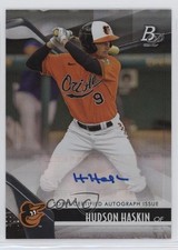 2021 Bowman Platinum Top Prospects Auto Hudson Haskin #TOP-72 Auto 12gr