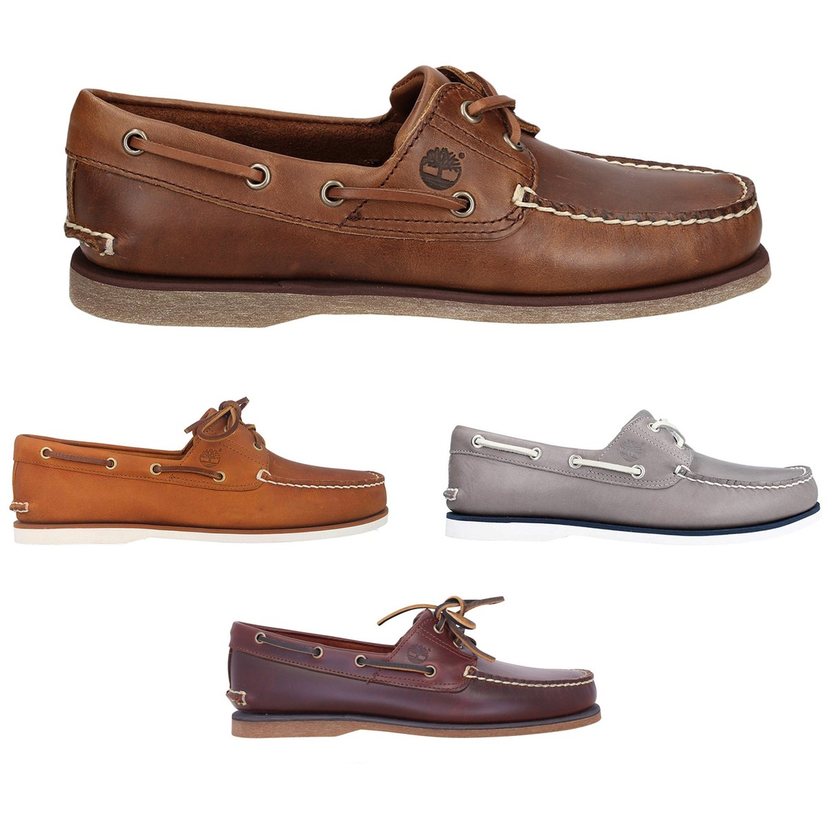 Timberland Mens Shoes Classic Boat Eye Casual Lace-Up Deck