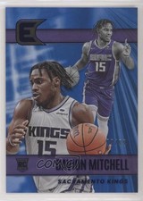 2021-22 Panini Chronicles Essentials Blue 79/99 Davion Mitchell #312 0c6