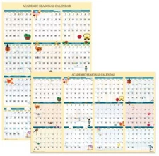House Of Doolittle 39835 Recycled Academic Seasonal Laminated Wall Calendar,