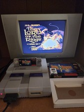 J.R.R. Tolkien's Lord of the Rings Vol. 1 (SNES 1994) Cart Box Tested No Manual