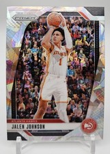 2024-25 Panini Prizm - Jalen Johnson #120 Cracked Ice Prizm Atlanta Hawks