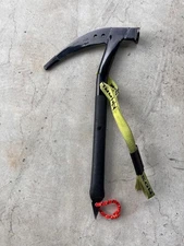 MIZO V-1 Ice Axe 46cm Black Lightweight Model with Strap Japanese Tool #2111