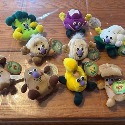 Veggie Friend Seedies Plush Toys Set w/ Tags Lot of 9