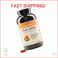 NatureWise CLA 1250 - Conjugated Linoleic Acid Supplement for Women and Men, Not